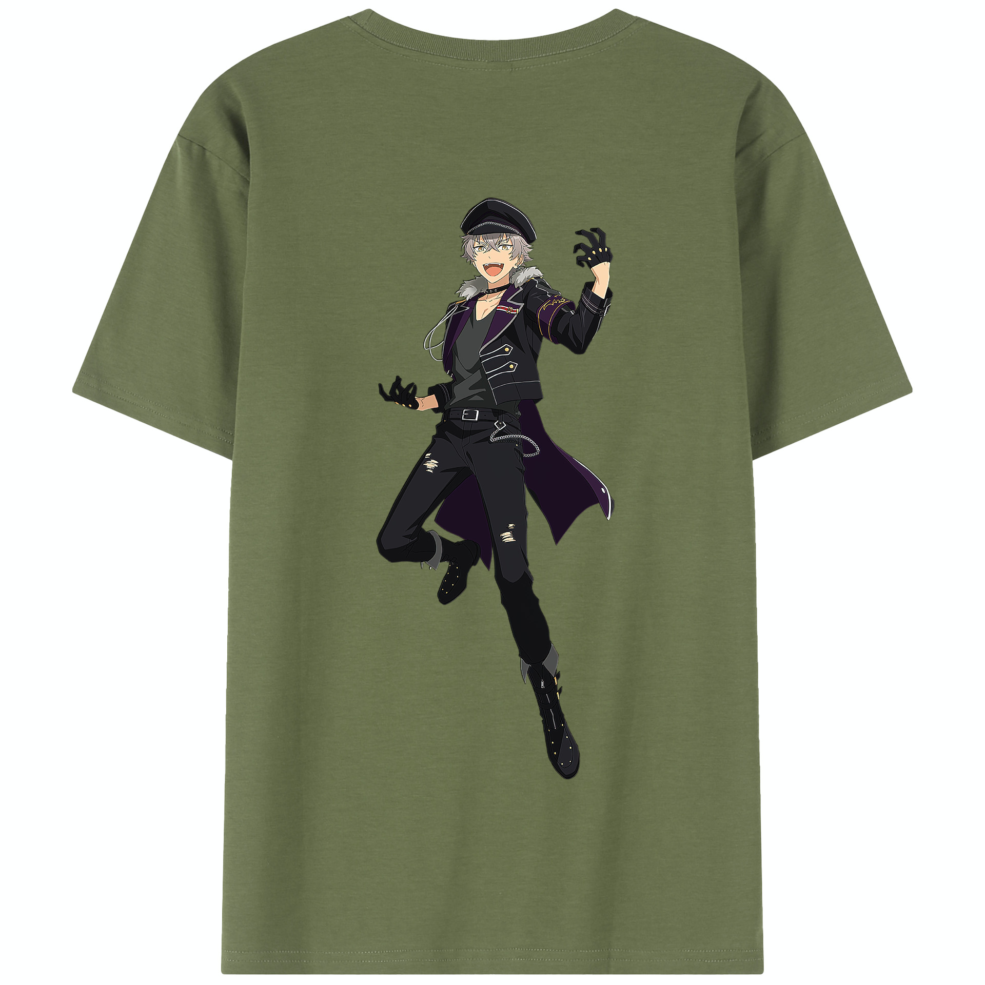 （画像用） あんさんぶるスターズ! Ensemble Stars 綿100％半袖Tシャツ（背面プリント）